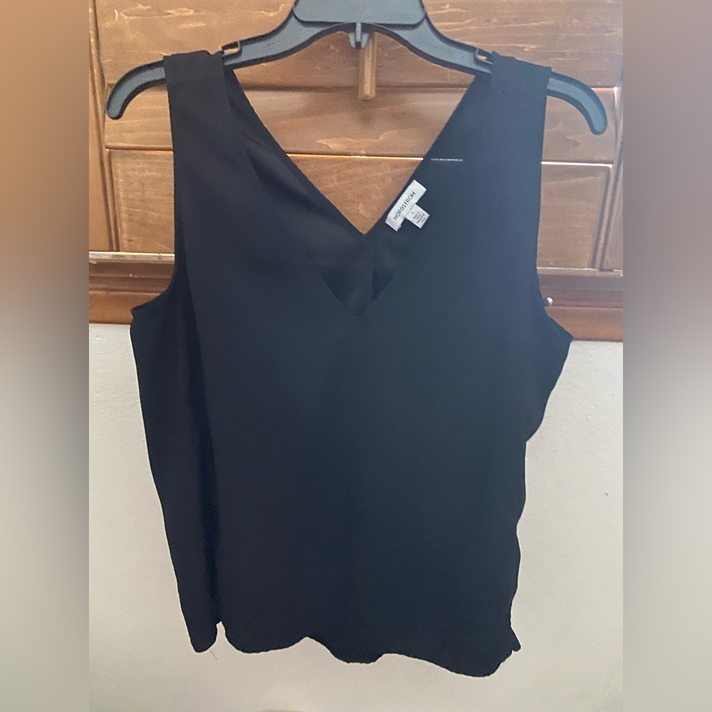 Nordstrom tank top in black.